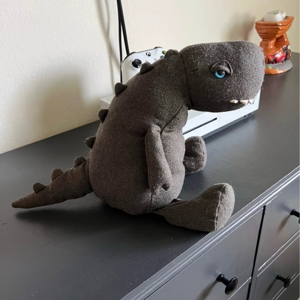 Jellycat Dark Gray Dinosaur